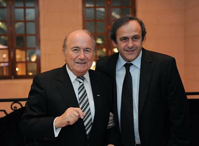 Michel Platini và Sepp Blatter đối mặt án phạt cấm hoạt động bóng đá 7 năm.